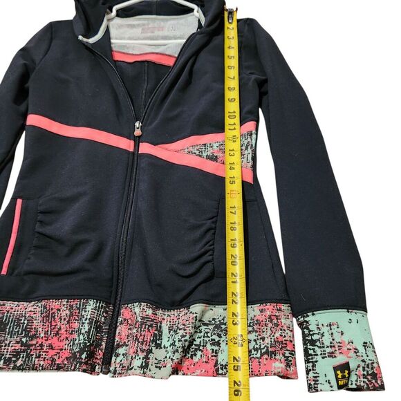 Under Armour Hoodie For Women Size Small Black Full Zip - Picture 4 of 11